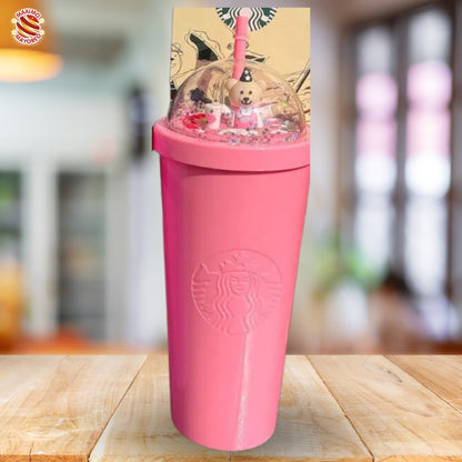 Vaso tipo Starbucks Barista tapa con estrellas