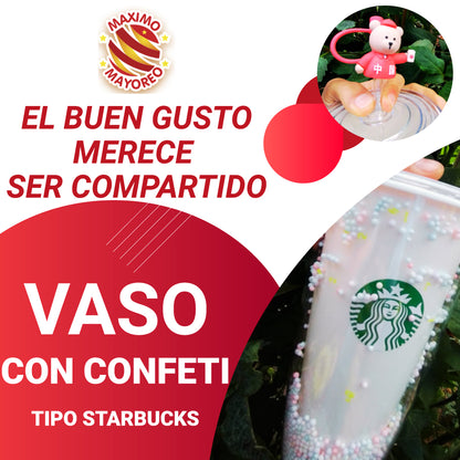 Vaso Tipo Starbuck Bearista Nieve