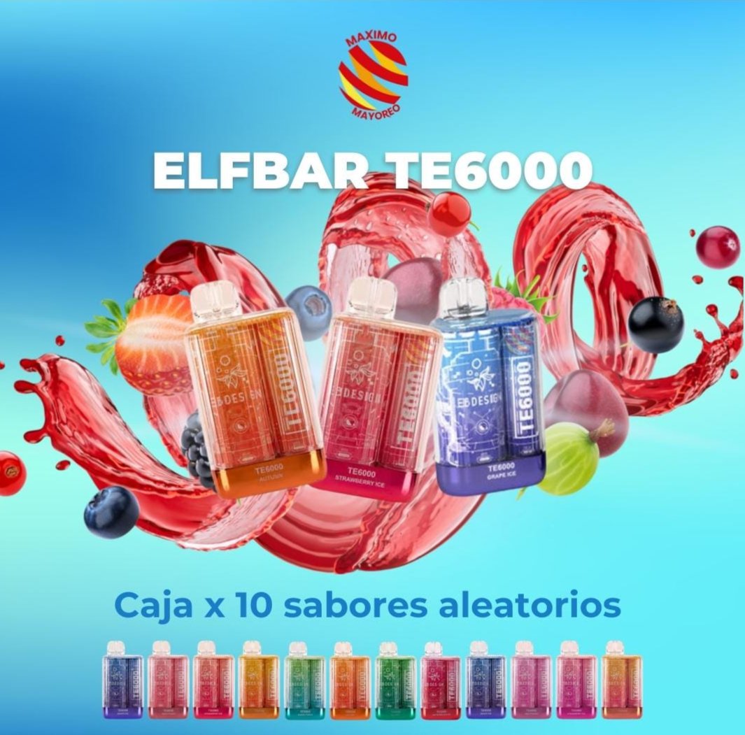 Elf Bar 6,000 Original "Pack 10 Piezas"