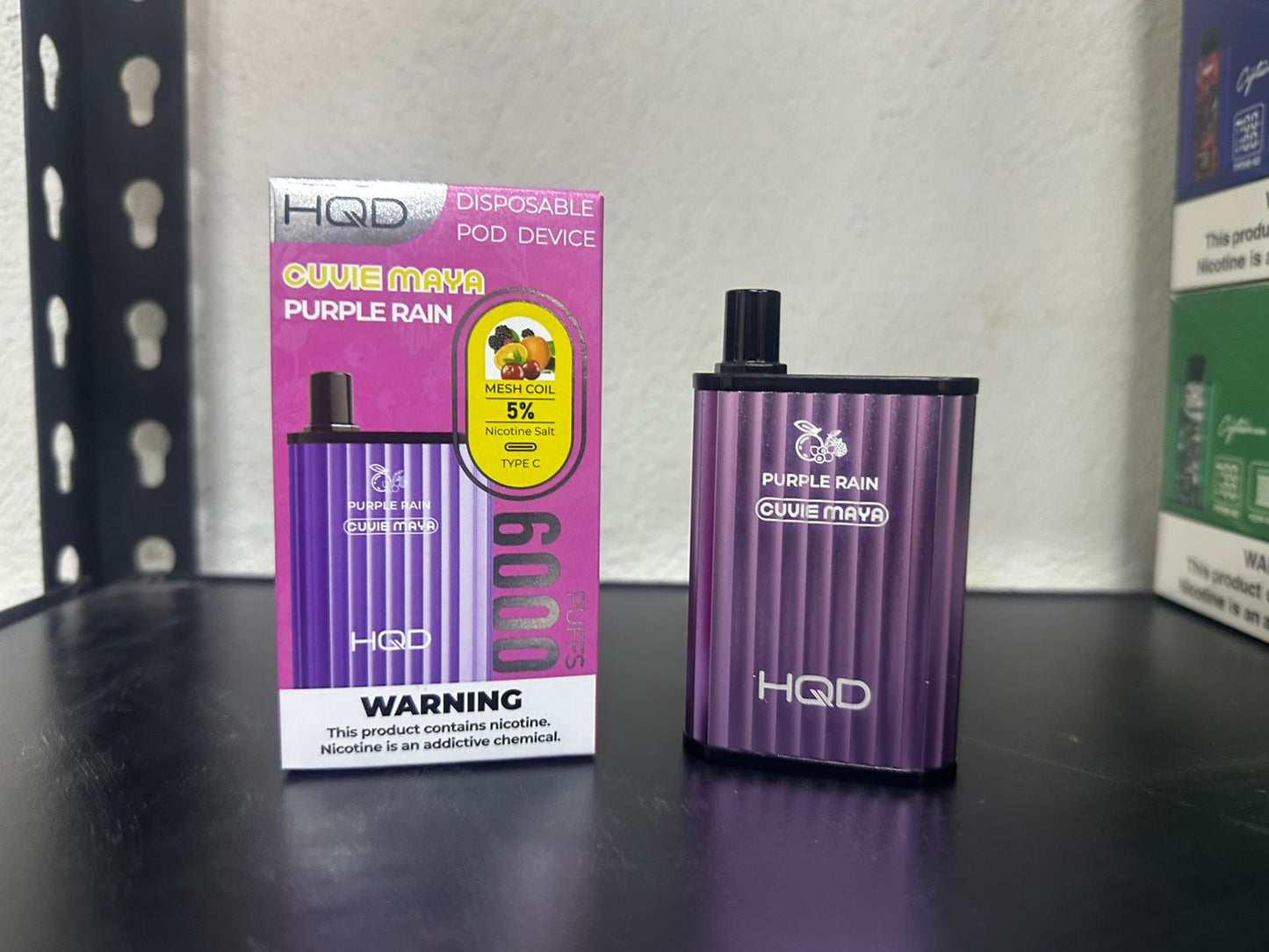 HQD 6,000 HITS "CAJA CON 10 SABORES SURTIDOS"