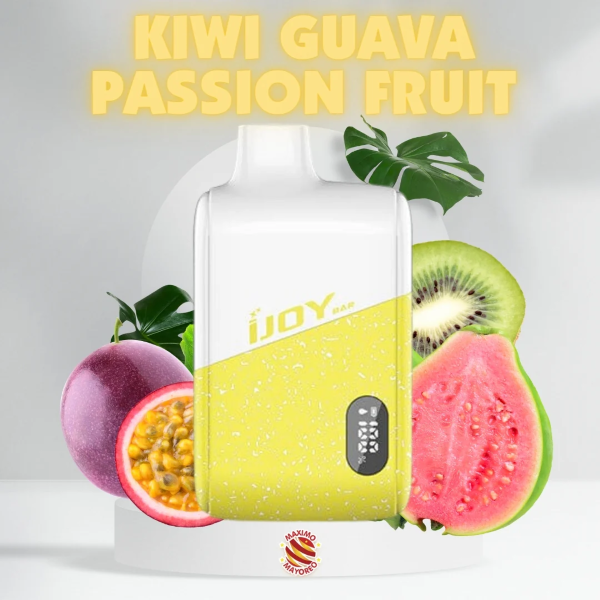 Presentación de un vape sabor a frutas.